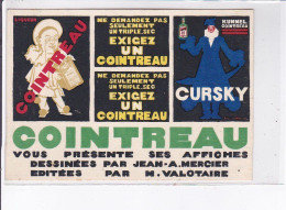 PUBLICITE : Cointreau (illustrées Par Mercier Et Valotaire)- Très Bon état - Werbepostkarten