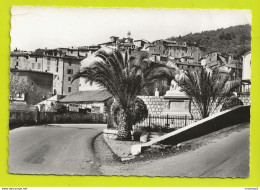 83 SEILLANS Vers Fayence N°28 Entrée Village Monument Aux Morts En 1962 PUB Hôtel Restaurant Les Lavandins VOIR DOS - Fayence