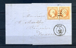 200324  LETTRE  N°23 EN PAIRE  GC ERVY - Andere & Zonder Classificatie