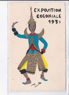 PUBLICITE : Exposition Coloniale De 1931 à Paris (danseuse Cambodgienne) - Très Bon état - Publicité