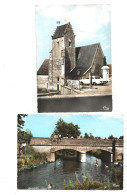 CPA  72  SCEAUX Sur HUISNE  (Sarthe) L'Eglise  La Baignede  Circulée Oui Et Ecrile Non (1650) - Autres & Non Classés