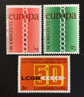 1971 Luxembourg - 50th Anniversary Of Luxembourg Christian Workers Union, Europa CEPT - Unused - Nuevos