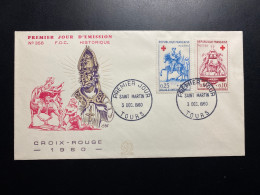 Enveloppe 1er Jour "Croix Rouge" - 03/12/1960 - 1278/1279 - Historique N° 358 - 1960-1969