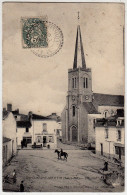 44 - B17250CPA - PONT SAINT MARTIN - Eglise - Cafe Au Lion D' Or, TRUEN Proprietaire - Très Bon état - LOIRE-ATLANTIQUE - Autres & Non Classés