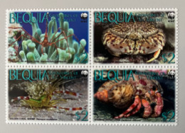 WWF 2010 : BEQUIA - Caribbean Reef Crustaceans  - MNH ** - Nuovi