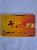 PREPAID CELTEL CASH & TALK 20$ GSM UT - Otros – Africa