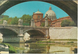 Roma (Lazio) Fiume Tevere, Cupola Di San Pietro Sul Fondo, Tevere River - Fiume Tevere