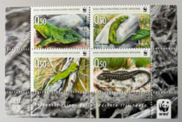 WWF 2010 : Bosnia Herzegovina Mostar  - Lizards  - MNH ** - Unused Stamps