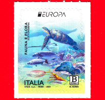 Nuovo - MNH - ITALIA - 2024 - Europa – Fauna E Flora Sottomarina – Tartaruga - B Zona 1 - 2021-...:  Nuevos