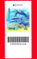 Nuovo - MNH - ITALIA - 2024 - Europa – Fauna E Flora Sottomarina – Tartaruga - B Zona 1 - Barre 2448 - Códigos De Barras