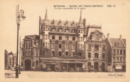 62 Béthune Hotel Du Vieux Beffroi Le Plus Confortable De La Région CPA Café Hotel Restaurant - Bethune