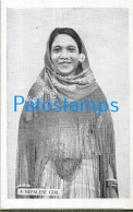 228976 NEPAL COSTUMES NATIVE NEPALESE GIRL POSTAL POSTCARD - Népal