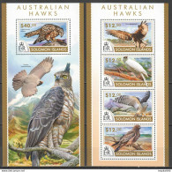 Ls438 2015 Solomon Islands Australian Hawks Birds Of Prey #3132-36 1Kb+1Bl Mnh - Andere & Zonder Classificatie