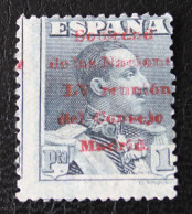 1929 .Edifil 465.1 Pta Sociedad De Naciones. A 000,173 - Used Stamps