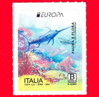 Nuovo - MNH - ITALIA - 2024 - Europa – Fauna E Flora Sottomarina – Pesce Spada - B Zona 1 - 2021-...: Mint/hinged