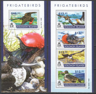 Ls443 2015 Solomon Islands Frigatebirds Fauna Birds #3217-21 1Kb+1Bl Mnh - Autres & Non Classés