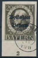 O Német Államok Bayern 1919 Mi 133 II B (Mi EUR 100.-) - Sonstige & Ohne Zuordnung