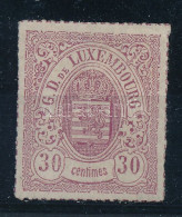 (*) Luxemburg 1871 Mi 21 (Mi EUR 800.-) - Autres & Non Classés