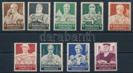 ** Deutsches Reich 1934 Nothilfe Mi 556-564 (Mi EUR 680,-) (erős Betapadásnyomok / Strong Gum Disturbances) - Other & Unclassified