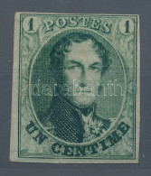 * Belgium 1858 Mi 6 II Hibátlan Darab RR! (Mi EUR 220,-) - Other & Unclassified