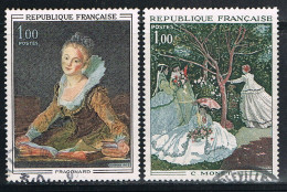 FRANCE : N° 1702 Et 1703 Oblitérés ("Oeuvres D'art") - PRIX FIXE - - Used Stamps