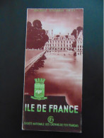 DEPLIANT REGIONAUX SNCF ILE DE FRANCE - Tourism Brochures