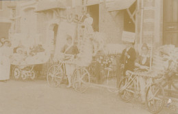 SOMME MERS LES BAINS CARNAVAL DEVANT LES VILLAS FRONT DE MER CARTE PHOTO - Mers Les Bains