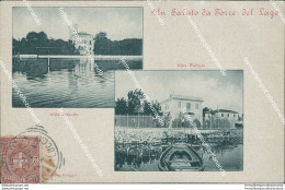 As657 Cartolina Un Saluto Da Torre Del Lago 1901 Provincia Di Lucca - Lucca