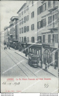 Bc12 Cartolina Livorno Citta' La Via Vittorio Emanuele Dall'hotel Giappone 1903 - Lucca