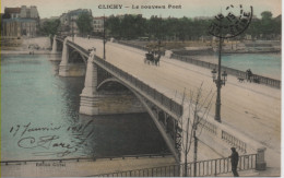 HTS DE SEINE-Clichy-Le Nouveau Pont (colorisé) Ed Girbal - Clichy