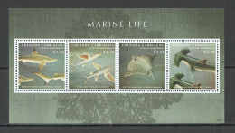 Nw0465 2013 Grenada Carriacou Fauna Fish & Marine Life Sharks Eagle Ray 1Kb Mnh - Meereswelt