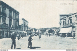 Ah507 Cartolina Bagnoli Piazza 1933 Bella ! Napoli - Napoli (Neapel)