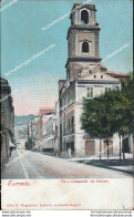 At151 Cartolina Sorrento Via E Campanile Del Duomo Provincia Di Napoli - Napoli (Napels)