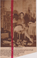 La Haye , Den Haag - Mort De Anna Pavlova, Danseuse - Orig. Knipsel Coupure Tijdschrift Magazine - 1931 - Sin Clasificación