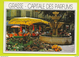 06 GRASSE N°5 Capitale Des Parfums Marché Place Aux Aires Pharmacie Léonetti Traiteur Fontaine PUB Kronenbourg Estafette - Grasse