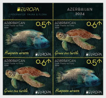 Azerbaijan.2024.Europa CEPT.Underwater Fauna And Flora.Tet-beshe From Booklet ** - 2024