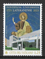 VATICAN CITY 2023 The 250th Anniversary Of The Pontifical Lateran University - Fine Stamp MNH - Unused Stamps