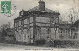 MANNEVILLE LA PIPARD Mairie Et Ecole - Other & Unclassified