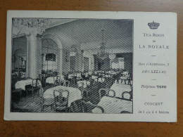 Bruxelles, Tea Room De La Royale --> Onbeschreven - Cafés, Hoteles, Restaurantes