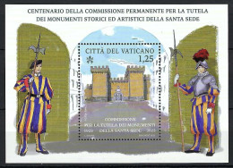 VATICAN CITY 2023 The 100th Anniv. Of Permanent Commiss. For Protection Of Historical/Artistic Monuments - Fine S/S MNH - Nuevos