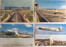 4 Cartes Postales : Aéroport De Paris - Orly - Editions P.I. - Vliegvelden