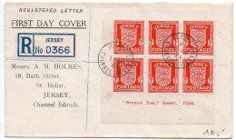 Jersey : Lettre Recommandée FdC De 1941 - Jersey