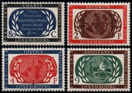 Luxembourg 1955 UN, MNH ** Mi 537/540 (Ref: 1151) - Nuovi