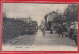 Carte Postale 14. Langrune  La Gare   Très Beau Plan - Other & Unclassified