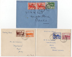 Jersey : Série Complète Sur 3 Lettres FdC De 1943 - Jersey