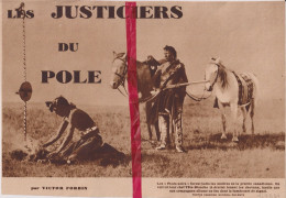 Canada - Les Pieds Noirs, Maitres De La Prairie - Orig. Knipsel Coupure Tijdschrift Magazine - 1931 - Non Classés
