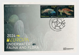 Azerbaijan.2024.Europa CEPT.Underwater Fauna And Flora.FDC./1/. - 2024