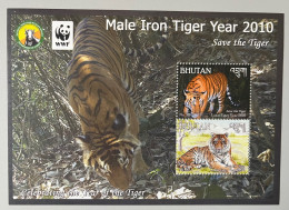 WWF 2010 : BHUTAN - Tigers  - MNH ** - Nuevos