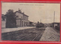 Carte Postale 14. Livarot La Gare   Très Beau Plan - Livarot