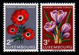 Luxembourg 1956 Monforf-Les-Bains Flower Festival, MNH ** Mi 547/48 (Ref: 1152) - Unused Stamps